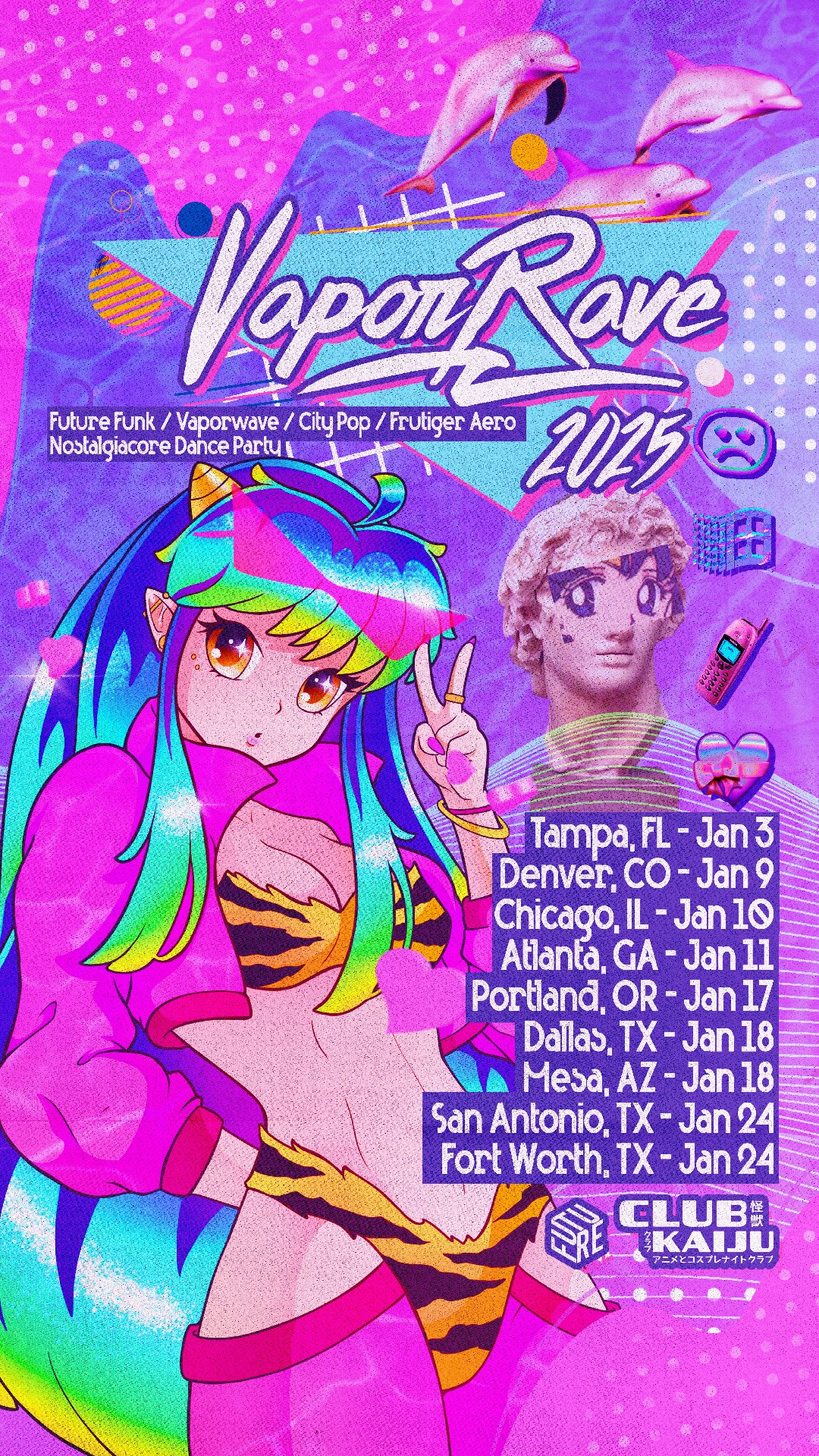 Vapor Rave: Future Funk / City Pop / Nostalgiacore Cosplay Vapor Rave: Future Funk / City Pop / Nostalgiacore Cosplay